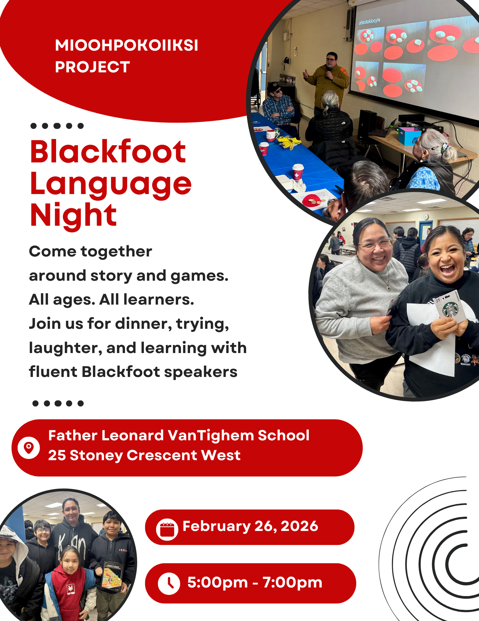 Blackfoot Language Night